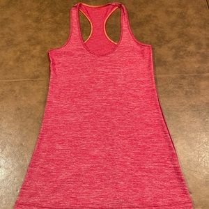 Lululemon Red Heather Racer Back Tank